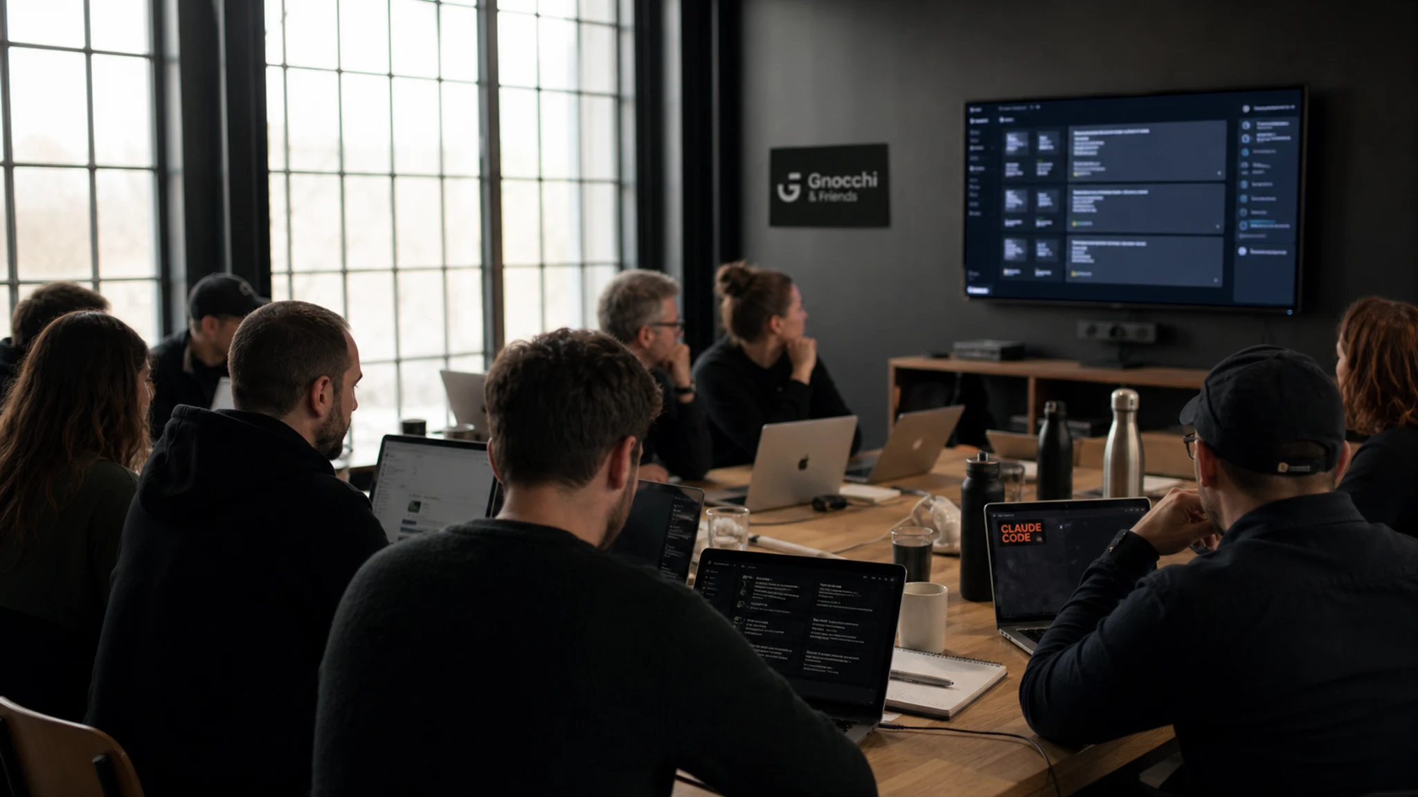 Gnocchi Friends team workspace with Claude Code setup and AI knowledge base.