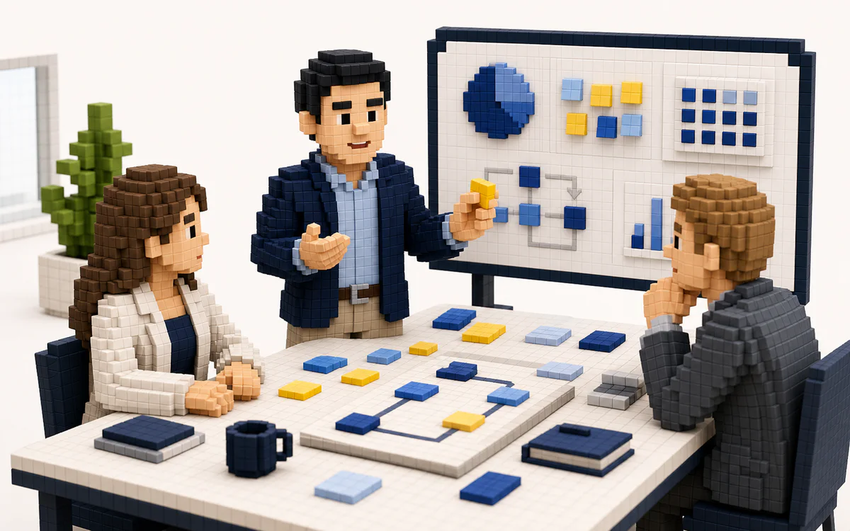 Strategic AI workshop with leadership team